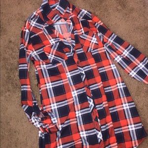 Flannel dress